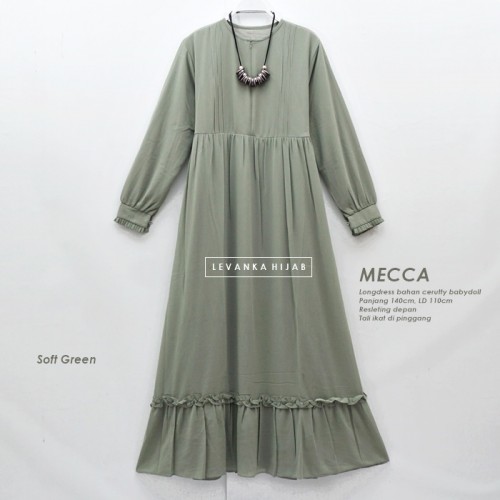 GAz-010 Mecca  Dress - Gamis Polos Ceruti Babydoll